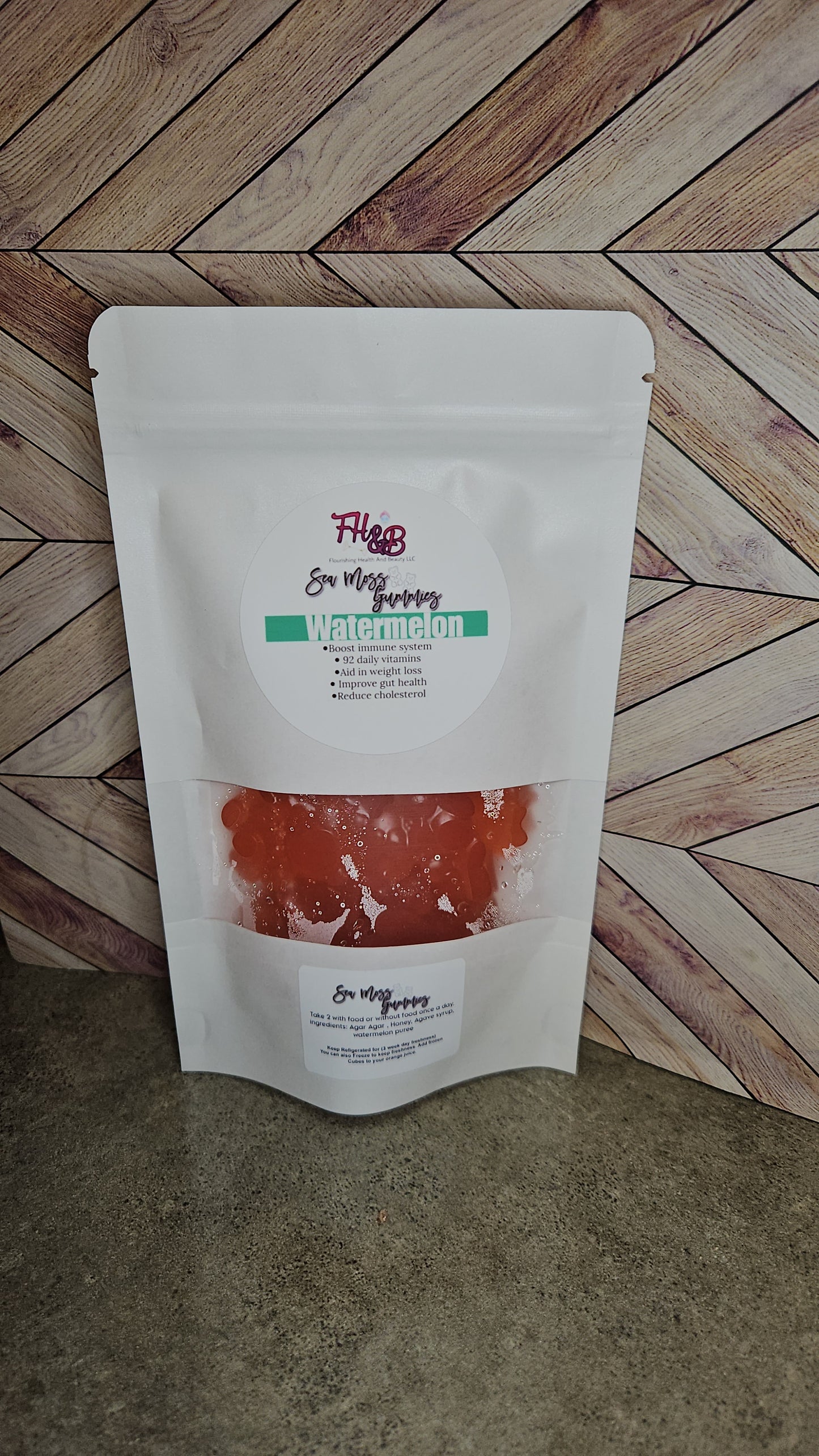 Sea moss supplements (gummies and pills)