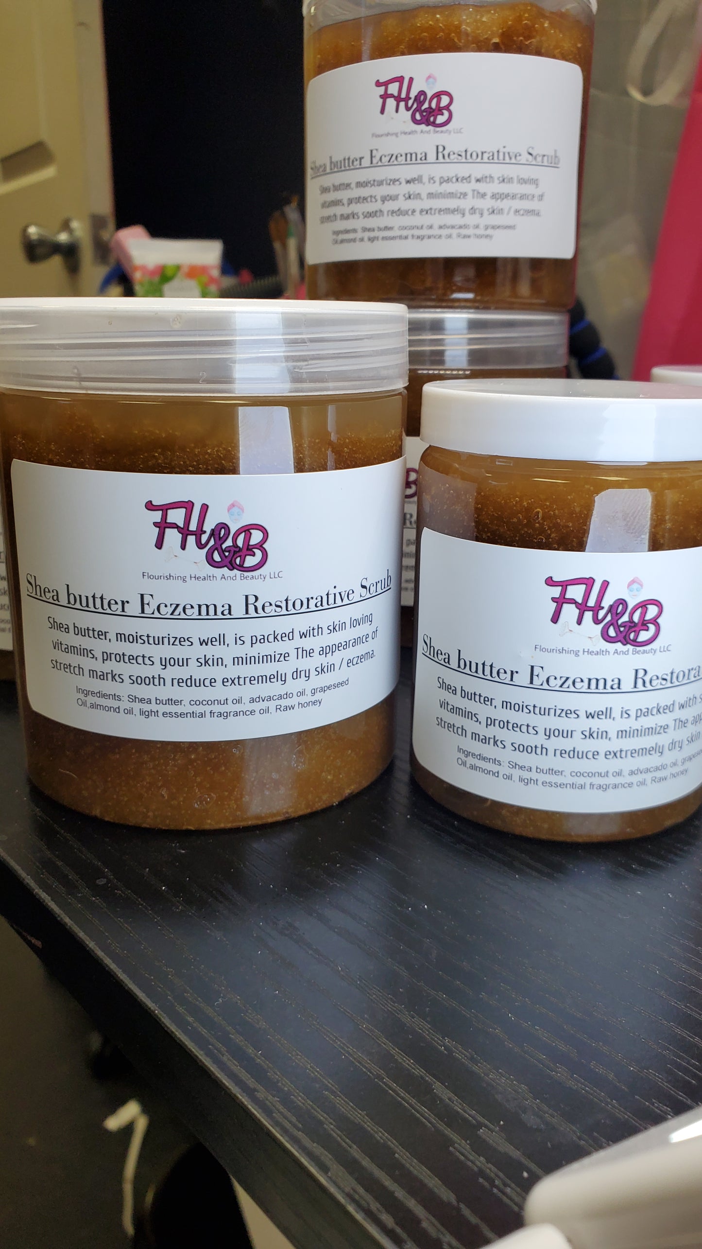 Sugar Scrubs and exfoliants