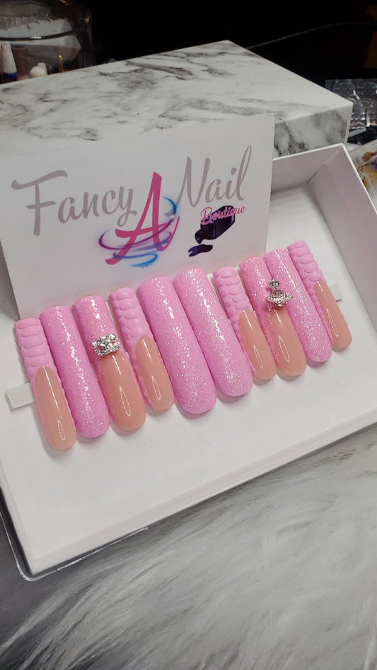 2xl pink nails
