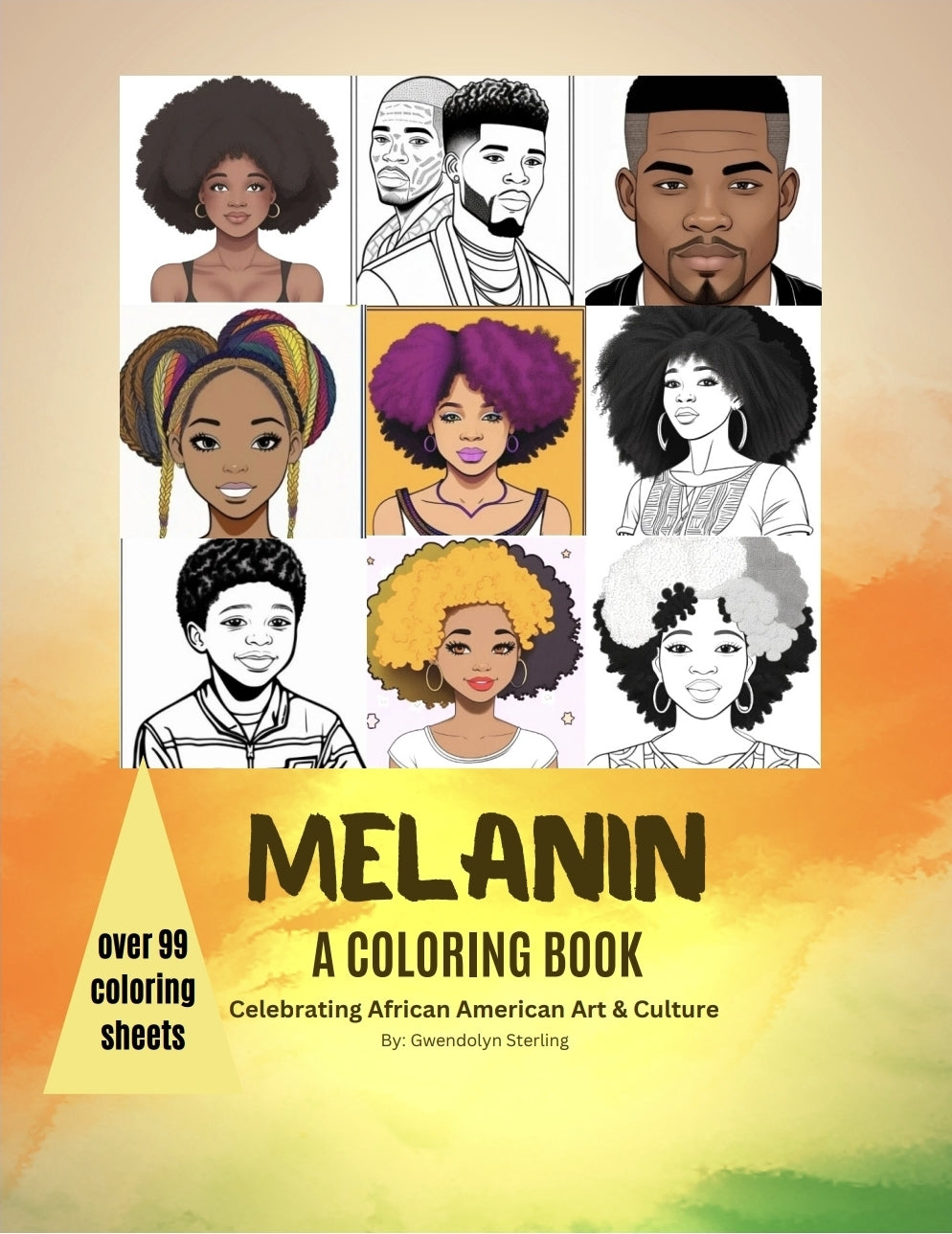 Melanin coloring book