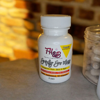 Sea moss Vitamins, wellness supplements