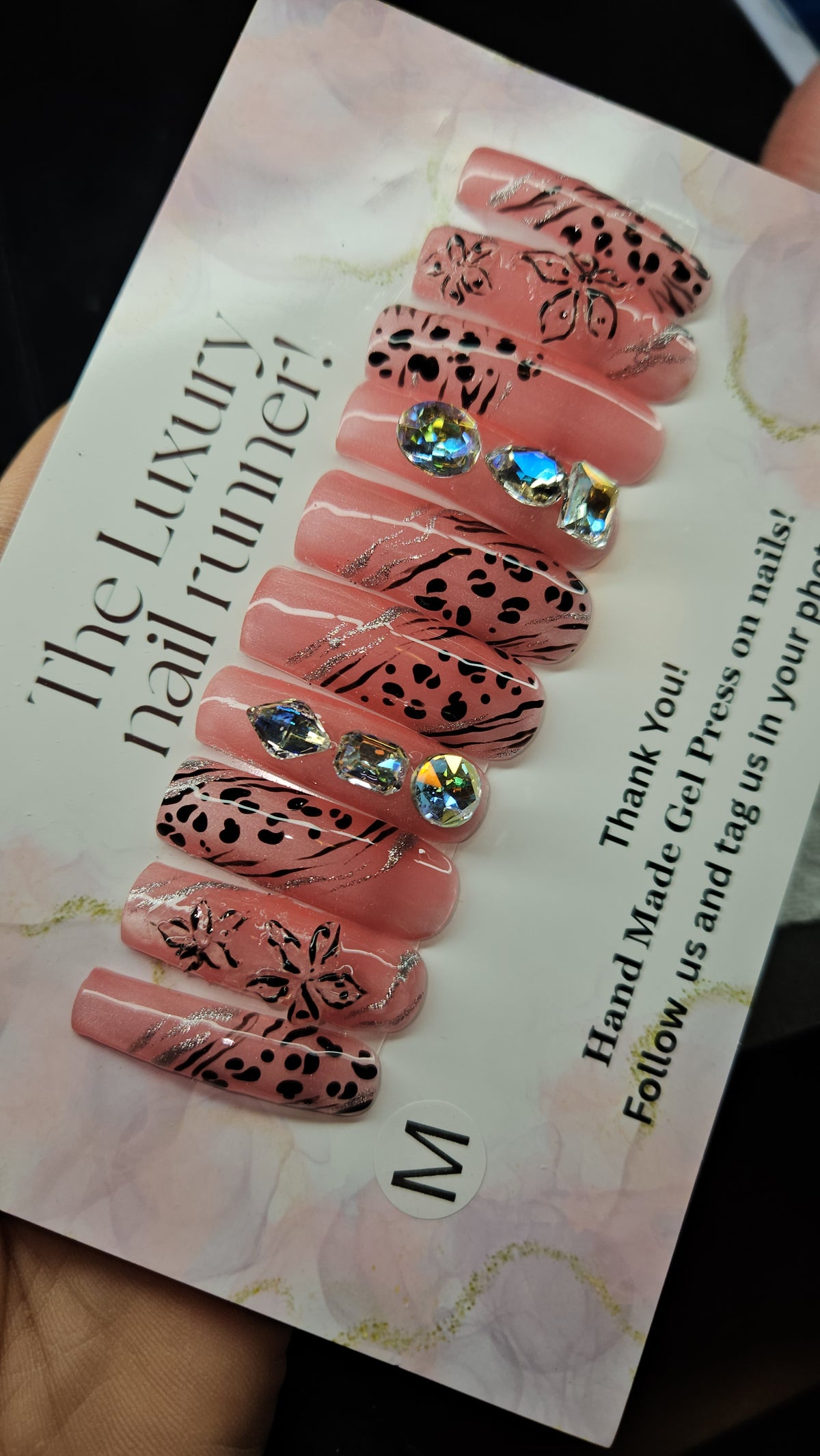 Press On Nails hand (painted)