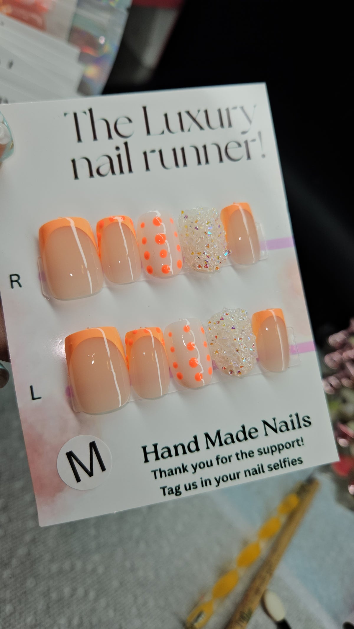Press On Nails hand (painted)