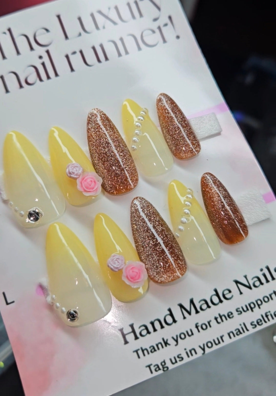 Press On Nails hand (painted)