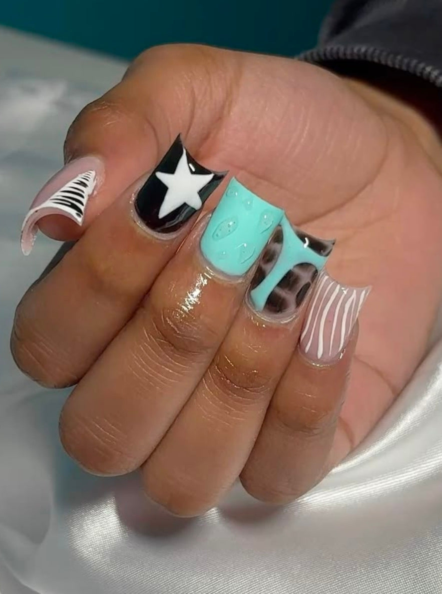 Press On Nails hand (painted)